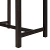 TOPMAX Rustic Wooden Counter Height Dining Table for Small Places; Espresso