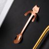 1pc Cute Kawaii Cat Spoon; Flatware; Creative Coffee Drinking Tools; Kitchen Gadget