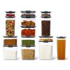 Brilliance Tritan Plastic Food Storage Pantry Set of 14 Containers with Lids