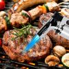 Culinary Butane Torch Lighter Refillable Blow Torch Adjustable Flame Kitchen Cooking BBQ Torch (Gas Not Included)