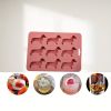 1pc 9 Freezers Silicone Ice Mold Card Love Cartoon Dog Shape Chocolate Biscuit Baking Mold