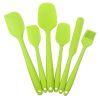 6pcs Silicone Kitchenware Set; Kitchen Supplies; Baking Supplies; Large Scraper; Spatula; Baking Tools; Cake Cream Spatula; Kitchen Tool Set